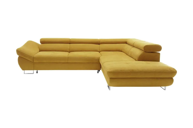 Fabio Divanbäddsoffa 280x235x88 cm - Gul (Art.nr 456319) — Gul