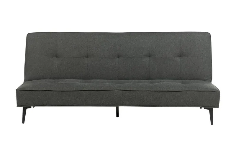 Faizal Bäddsoffa 3-sits - Mörkgrå/Svart — Mörkgrå/Svart