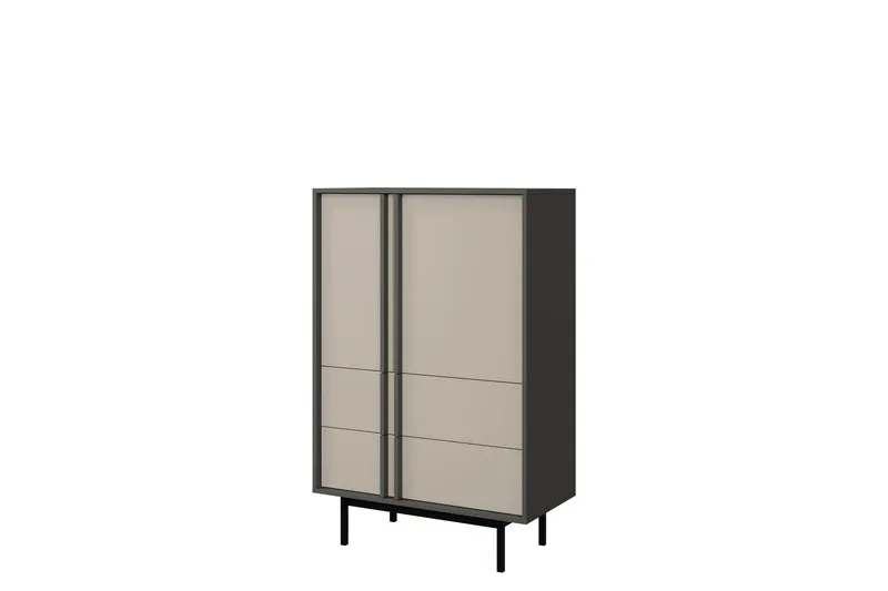 Farshian Highboard - Grå/Beige (Art.nr 3100448) — Grå/Beige