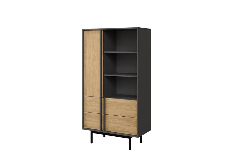 Farshian Highboard - Grå/Brun (Art.nr 3100445) — Grå/Brun