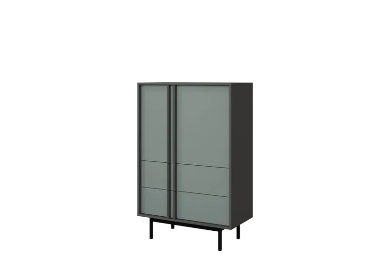 Farshian Highboard - Grå/Grön (Art.nr 3100447) — Grå/Grön