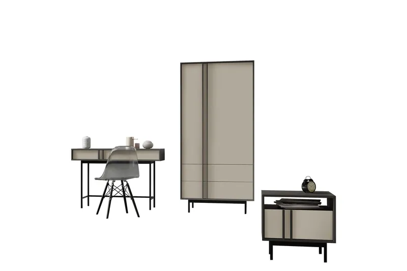 Farshian Möbelset För Vardagsrum - Grå/Beige (Art.nr 3100524) — Grå/Beige