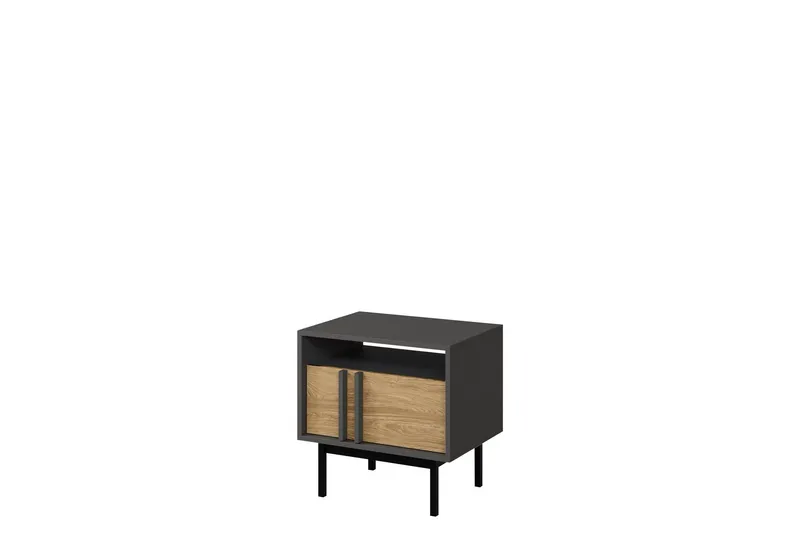Farshian Sängbord 53 cm - Grå/Brun — Grå/Brun