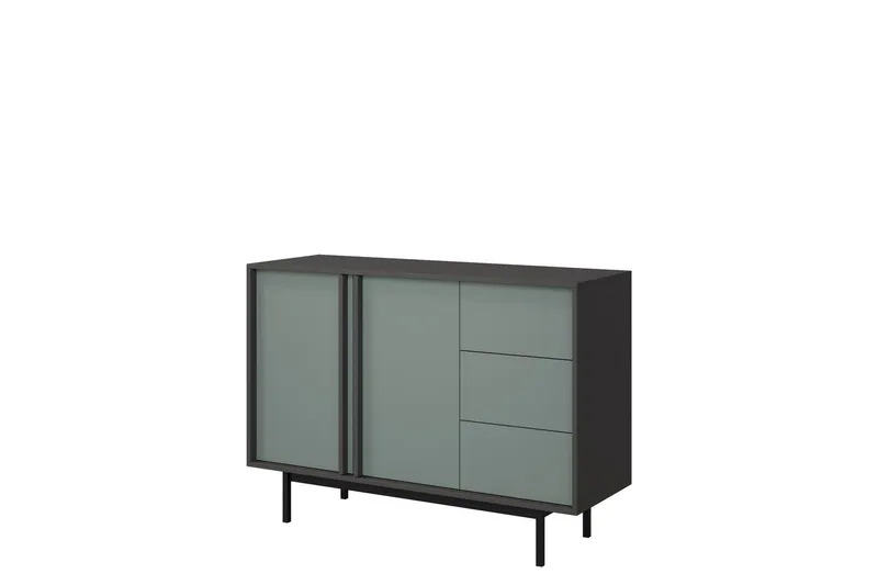 Farshian Skänk 123x43 cm - Grå/Grön — Grå/Grön