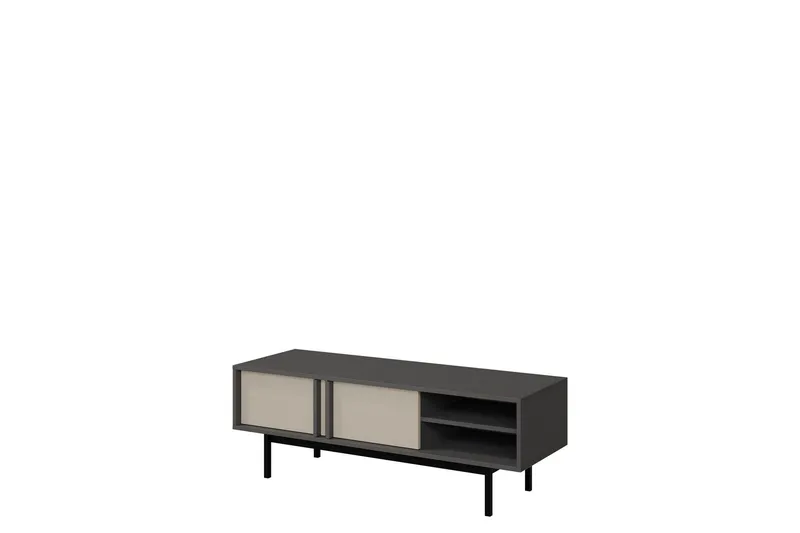 Farshian Tv-bänk 123x43 cm - Grå/Beige — Grå/Beige