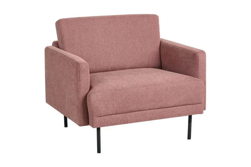Fåtölj Breda - Rosa, Svart — Rosa, Svart