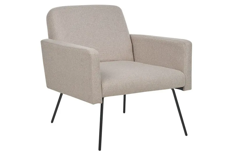 Fåtölj Narken - Beige, svart — Beige, svart