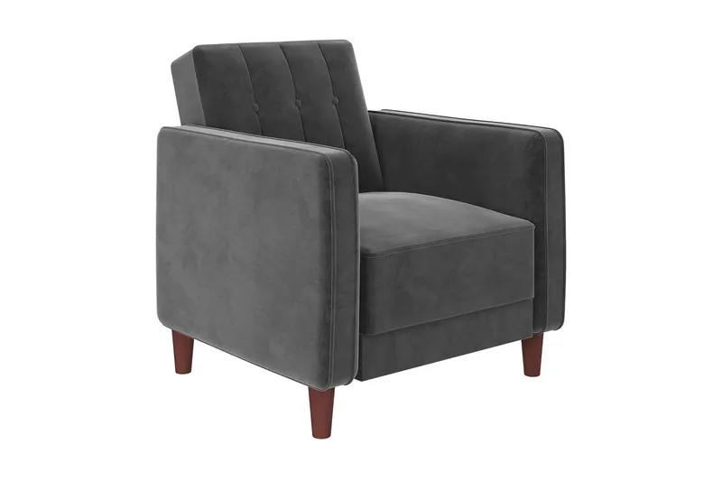Fåtölj Pin Tufted - Grå — Grå