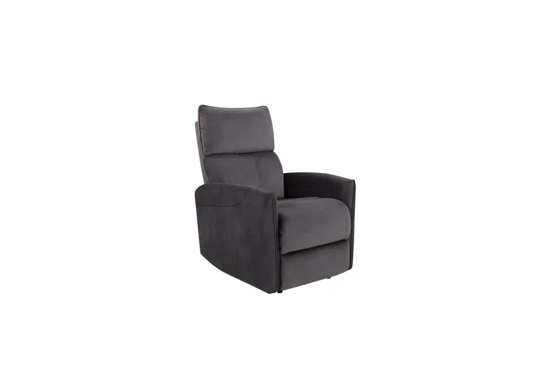 Fåtölj Pineto Antracit, Sammet/Metall/Trä - Antracit, Sammet/Metall/Trä — Loft24