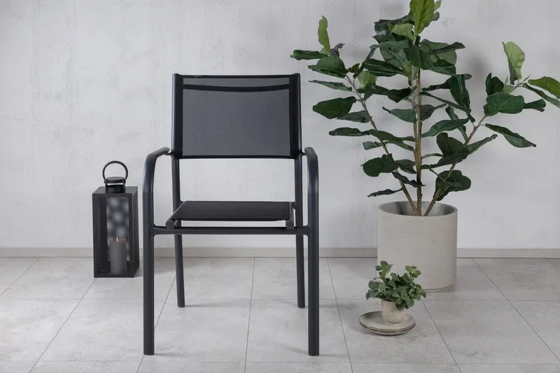 Fåtölj Santorini Utomhus - svart — Venture Home