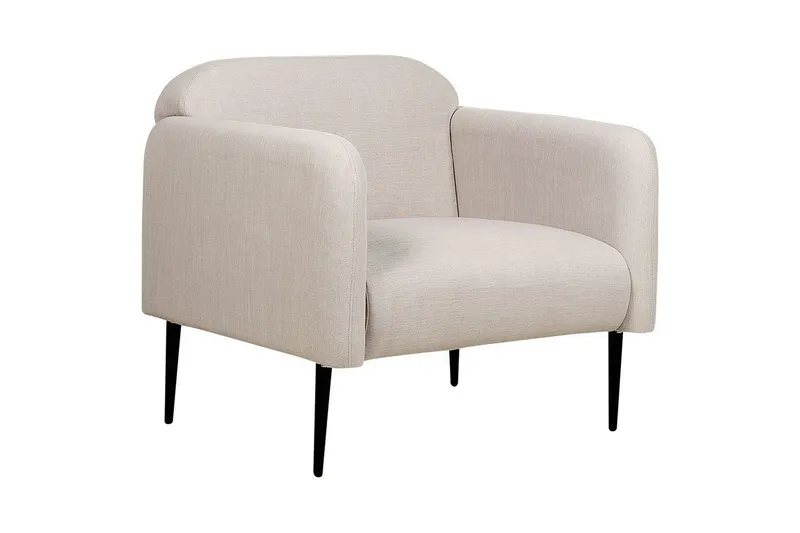 Fåtölj Stouby - Taupe, svart — Taupe, svart