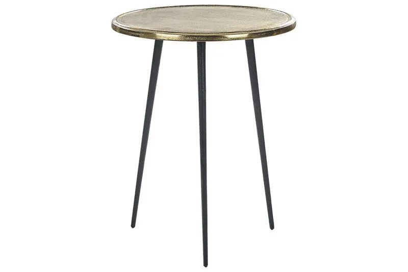 Ferdinanda Sidobord 43 cm - Guld/Svart — Guld/Svart