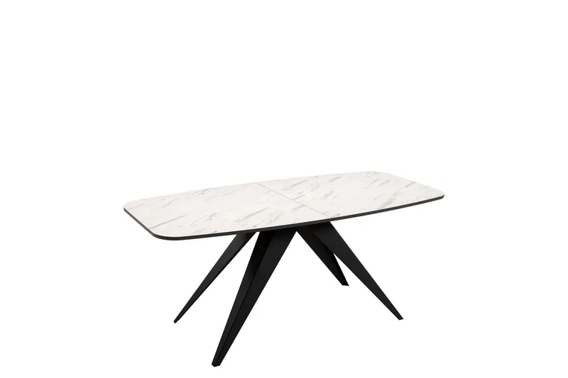 Ferro Matbord 198 cm - Svart/Vit (Art.nr 3067925) — Svart/Vit