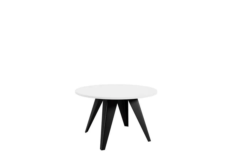 Festus Soffbord 75 cm - Svart/Vit — Svart/Vit