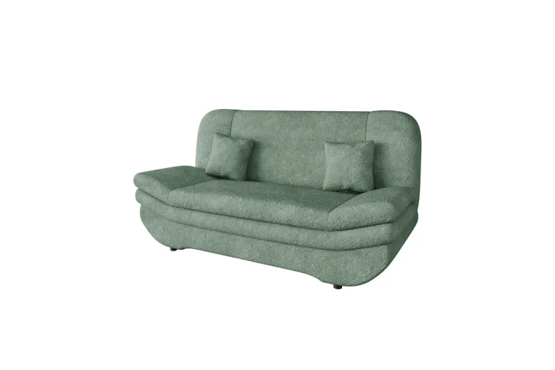Figurelle Bäddsoffa 2-sits i Bouclé - Grön — Grön