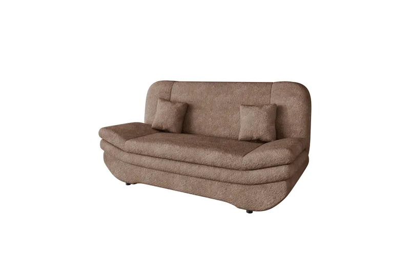 Figurelle Bäddsoffa 2-sits i Bouclé - Rosa — Rosa