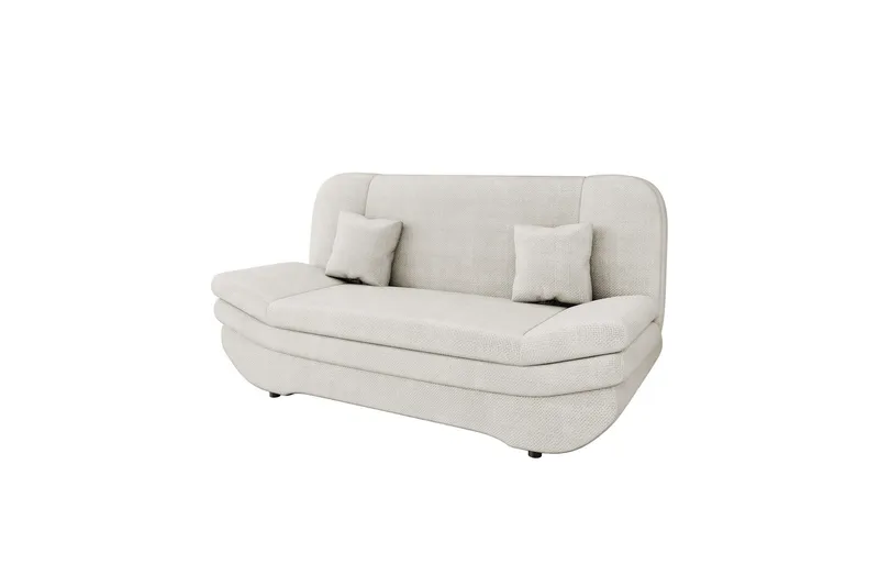 Figurelle Bäddsoffa 2-sits i Chenille - Vit — Vit