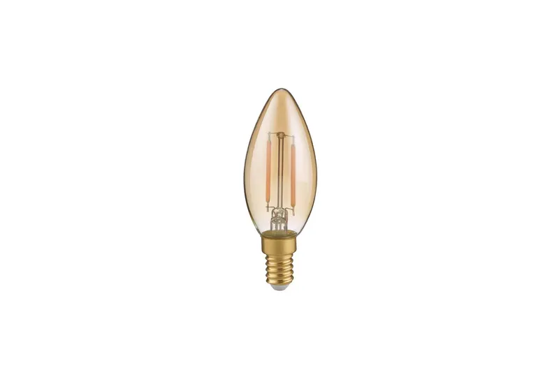 Filament Lampa Ljusformad 2W 250Lm 2700K LED E14 Brun - Brun — Trio Lighting