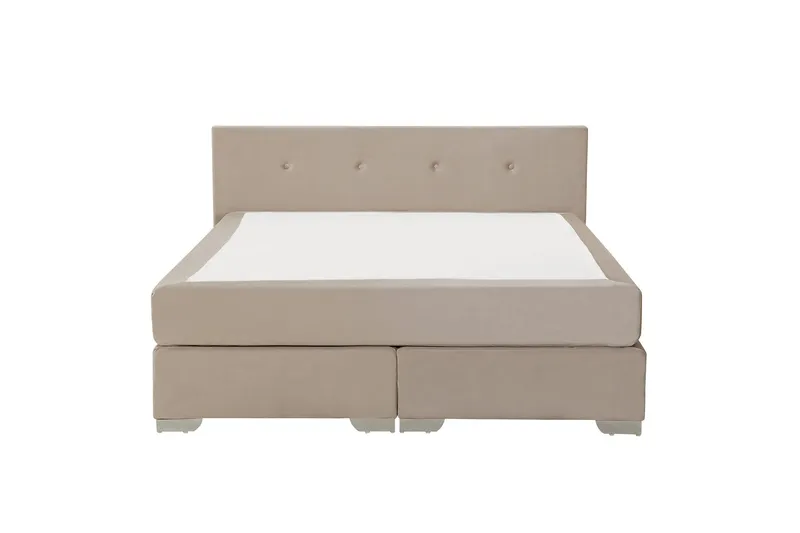 Filipa Sängram 180x200 cm - Beige/Silver — Beige/Silver