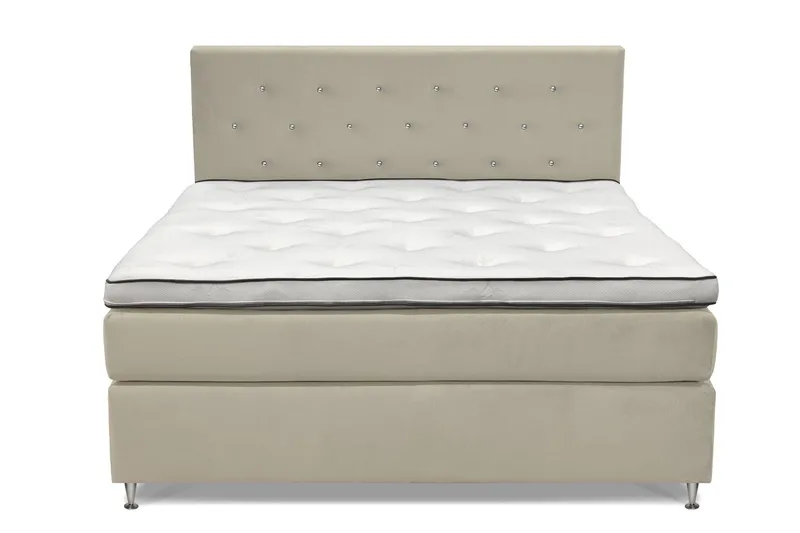 Finnigan Sängpaket Kontinentalsäng 160x200 cm Medium - Beige — Beige