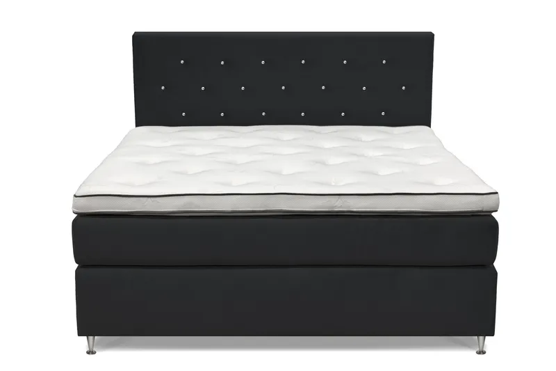 Finnigan Sängpaket Kontinentalsäng 160x200 cm Medium - Svart — Svart