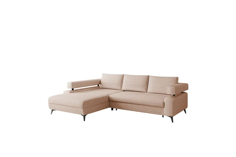 Fito Bäddsoffa med Divan 3-sits - Rosa (Art.nr 3079372) — Rosa