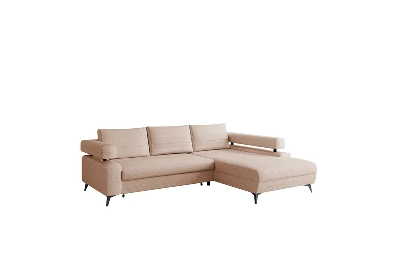Fito Bäddsoffa med Divan 3-sits - Rosa (Art.nr 3079363) — Rosa