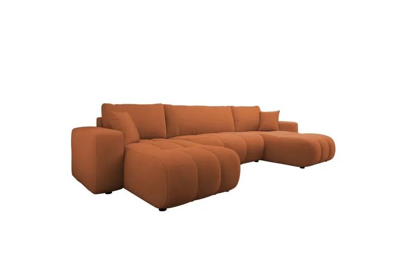 Flo Bäddsoffa Dubbeldivan 4-sits - Orange — Orange