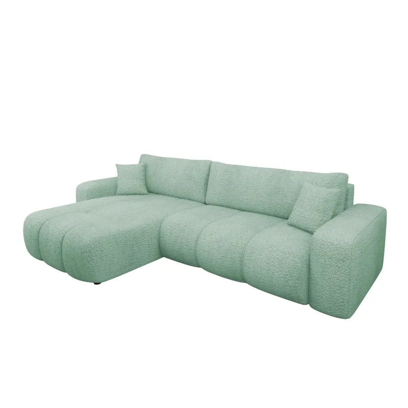 Flo Bäddsoffa med Divan 3-sits - Grön (Art.nr 3111728) — Grön