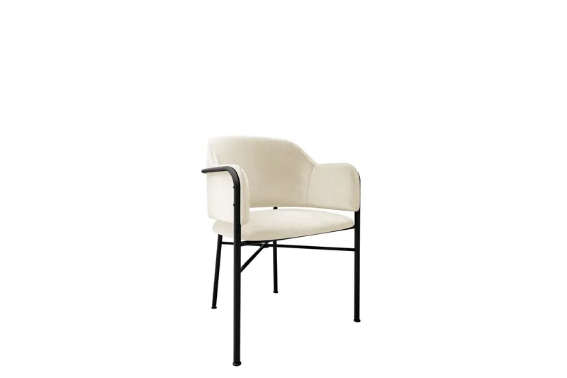 Floden Karmstol - Beige/Svart — Beige/Svart