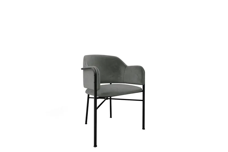 Floden Karmstol - Grå/Svart (Art.nr 3068082) — Grå/Svart
