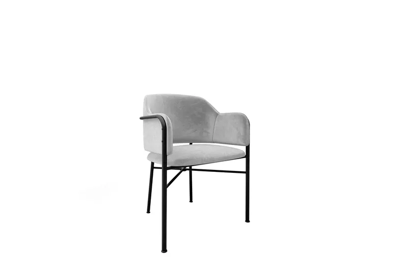 Floden Karmstol - Ljusgrå/Svart — Ljusgrå/Svart