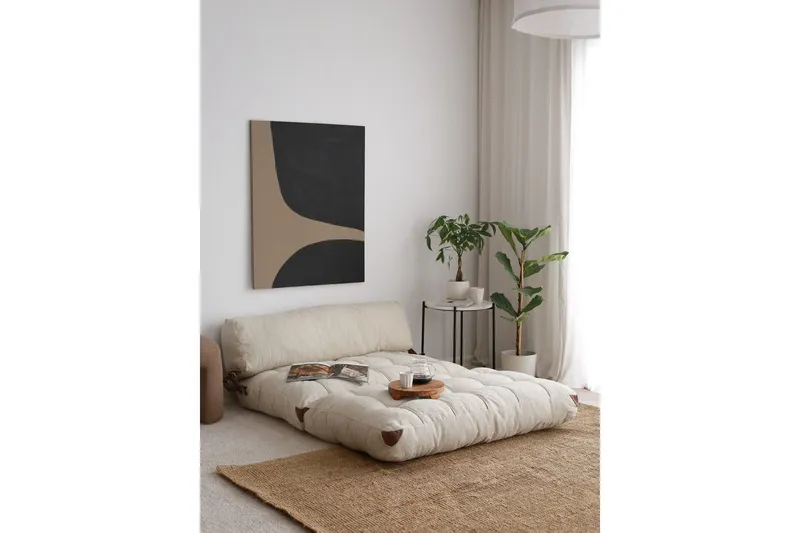 Fold Teddy Bäddsoffa Cream - Cream — Andrarum