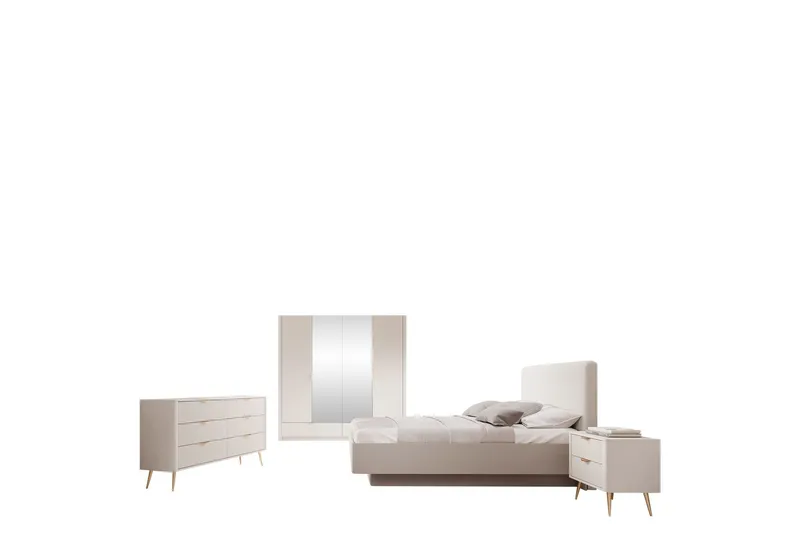 Forba Möbelset För Sovrum - Beige (Art.nr 3078930) — Beige