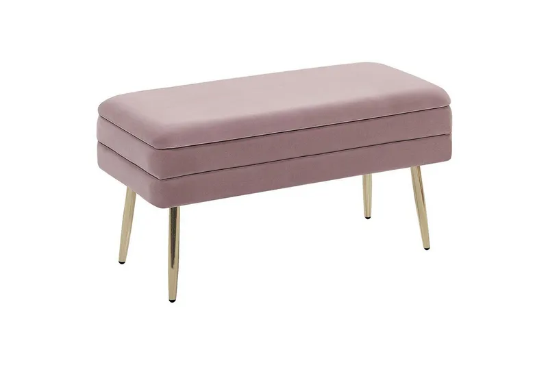 Förvaringsbänk Durham Rosa - Rosa — Rosa