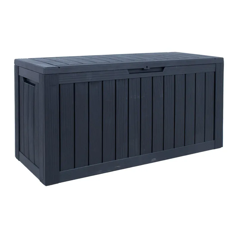 Förvaringslåda Bomm 117,5x47,5x59 cm/300 l, plast - Svart — Svart