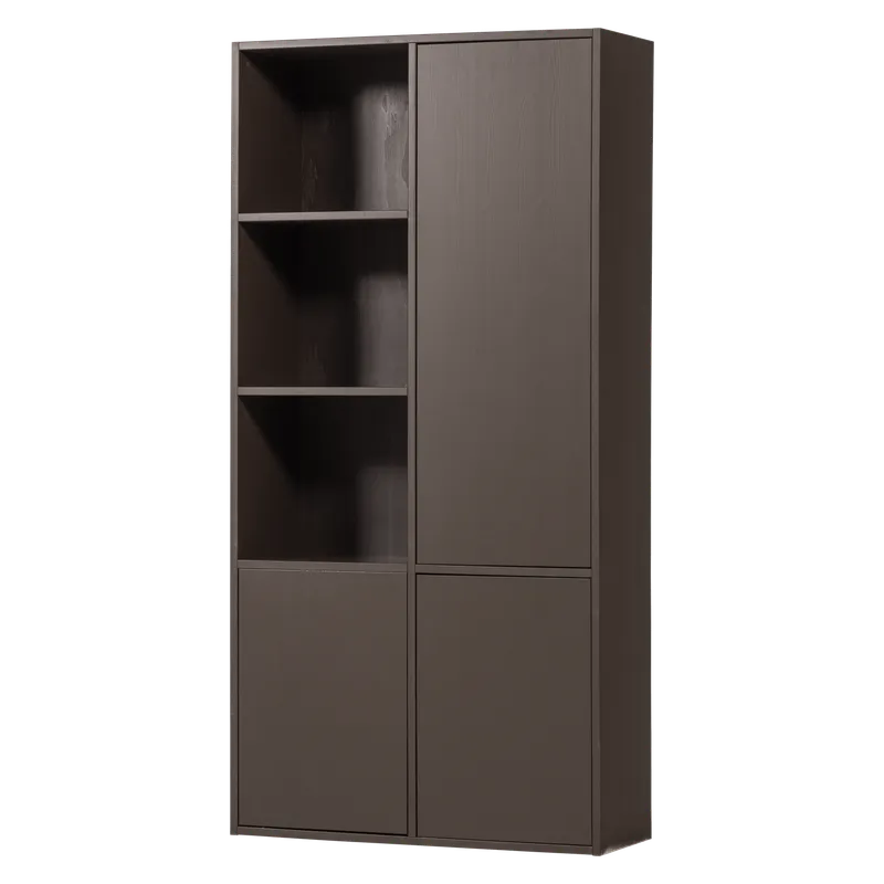 Förvaringsskåp Meggy 215 cm - Mellanbrun (Art.nr 3427012) — WOOOD