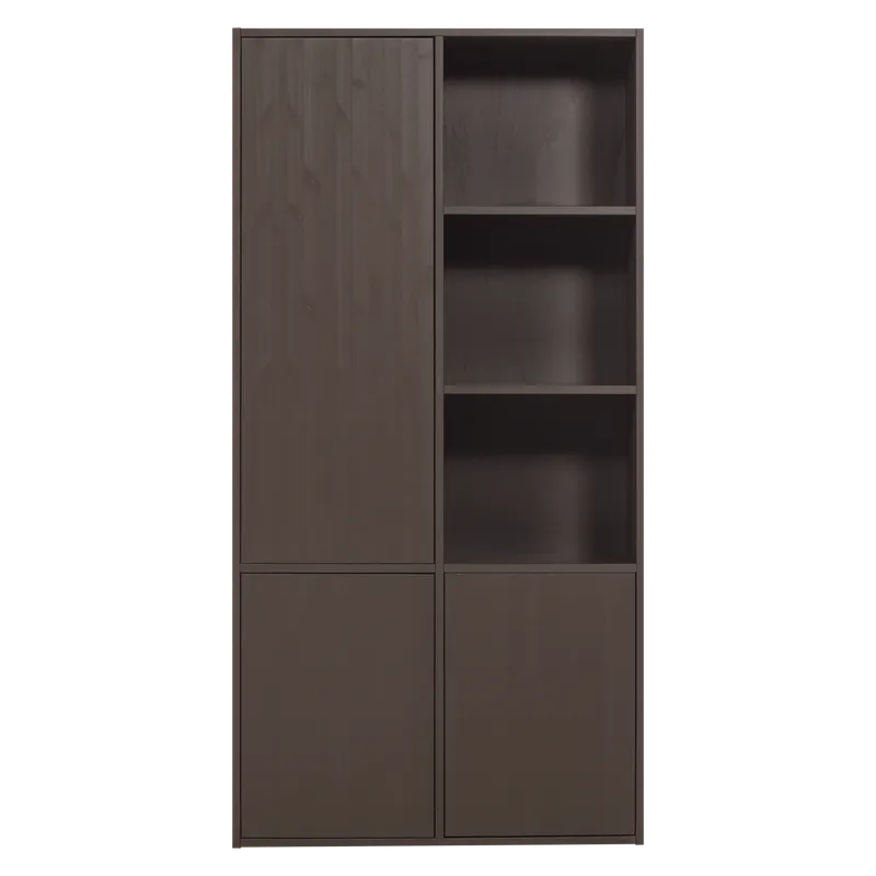 Förvaringsskåp Meggy 215 cm - Mellanbrun (Art.nr 3427013) — WOOOD