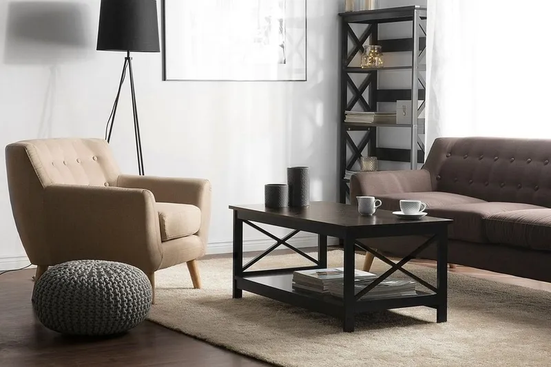 Foster Soffbord 100 cm - Svart — Svart