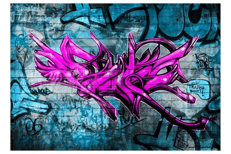 Fototapet Anonymous Graffiti 150x105 - Artgeist sp. z o. o. — Artgeist sp. z o. o.