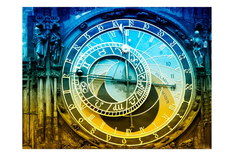 Fototapet Astronomiska Klockan Prag 200x154 - Artgeist sp. z o. o. — Artgeist sp. z o. o.