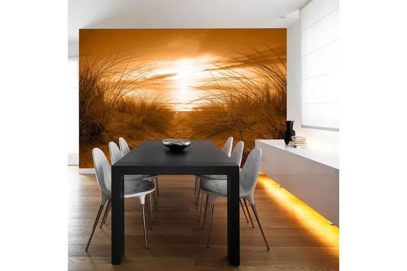 Fototapet Beach Sepia 250x175 - Artgeist sp. z o. o. — Artgeist sp. z o. o.