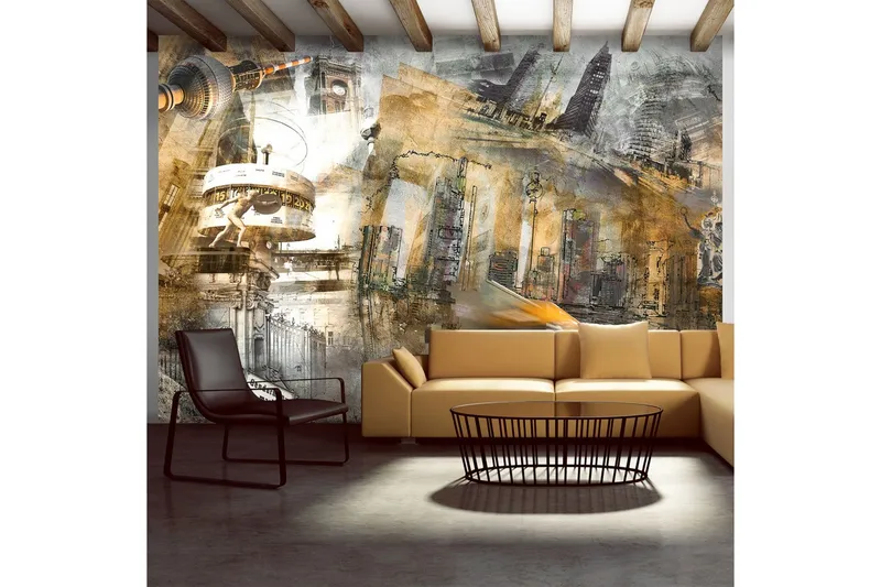 Fototapet Berlin Kollage Orange 350x245 - Artgeist sp. z o. o. — Artgeist sp. z o. o.