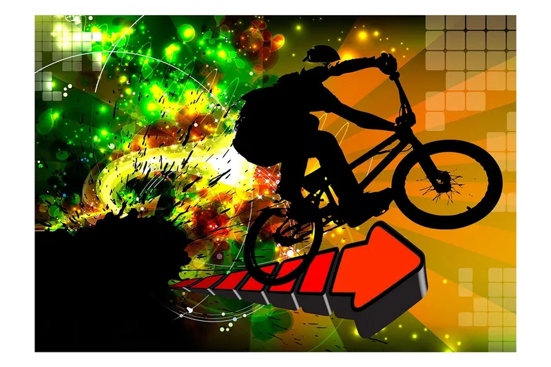 Fototapet Bicycle Tricks 250x175 - Artgeist sp. z o. o. — Artgeist sp. z o. o.