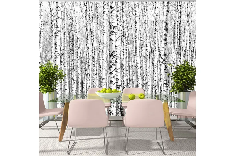 Fototapet Birch Forest 100x70 - Artgeist sp. z o. o. — Artgeist sp. z o. o.