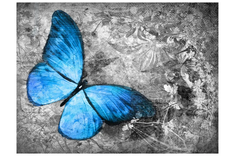 Fototapet Blue Butterfly 400x309 - Artgeist sp. z o. o. — Artgeist sp. z o. o.