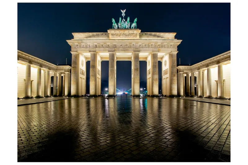 Fototapet Brandenburger Tor På Natten 250x193 - Artgeist sp. z o. o. — Artgeist sp. z o. o.