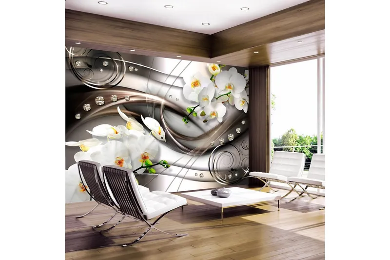 Fototapet Breeze And Orchid 400x280 - Artgeist sp. z o. o. — Artgeist sp. z o. o.