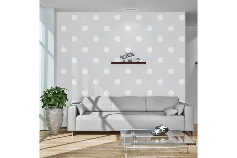 Fototapet Cheerful Polka Dots 250x175 - Artgeist sp. z o. o. — Artgeist sp. z o. o.