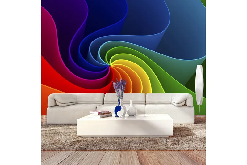 Fototapet Colorful Pinwheel 100x70 - Artgeist sp. z o. o. — Artgeist sp. z o. o.